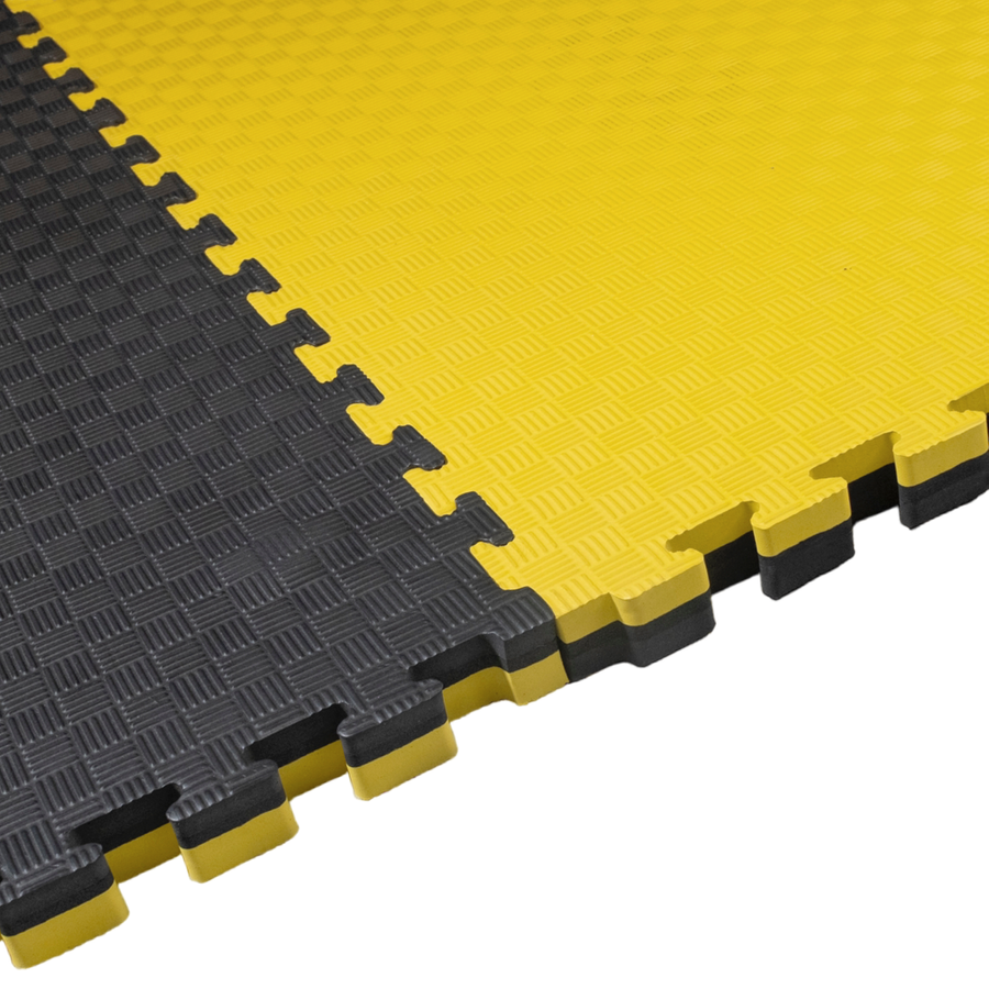 Mata PRO 4cm (100x100cm) - Czarno - Żółty