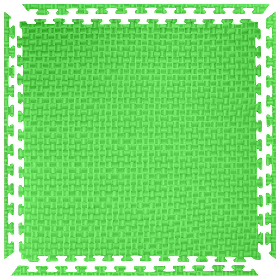 Foam floor puzzle mat 1,5cm (100x100cm) - Green