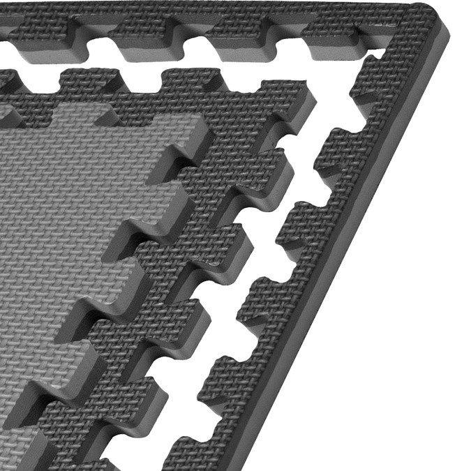 Foam floor puzzle mat 2cm (60x60cm) - Grey - Graphite